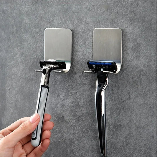 2er-Set Rasiererhalter aus rostfreiem Edelstahl