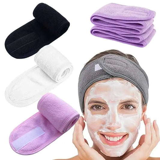 Verstellbares Damen-Stirnband – Perfekt für Spa, Yoga, Dusche & Make-up
