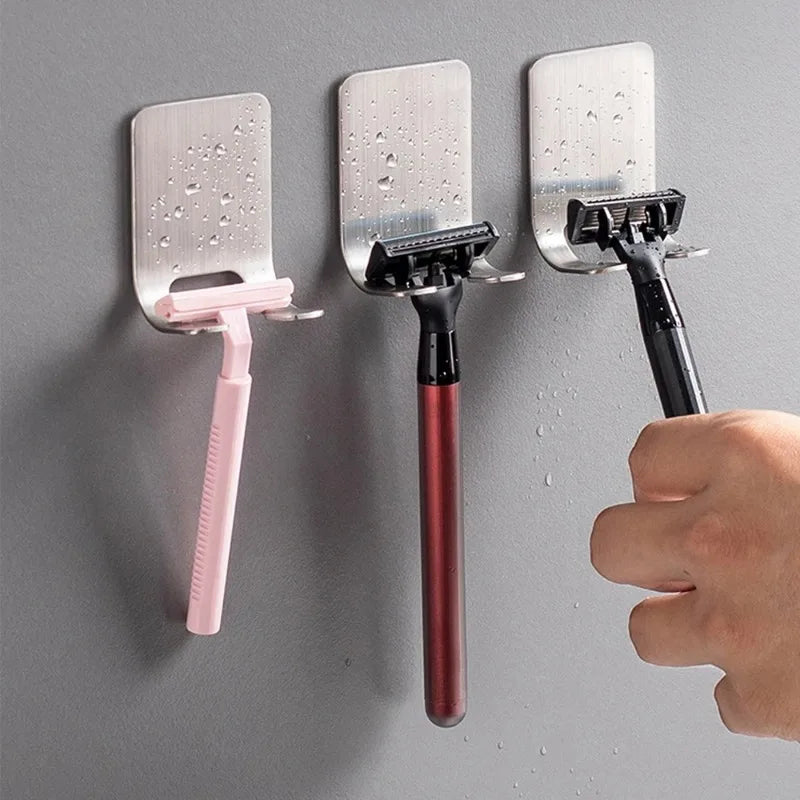 2er-Set Rasiererhalter aus rostfreiem Edelstahl